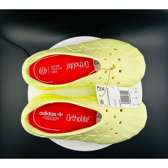 Adidas AdiFom Superstar 360 Kids Shoes – Pulse Yellow/Red – IG0219 – Sz 2.5 - Picture 4 of 7